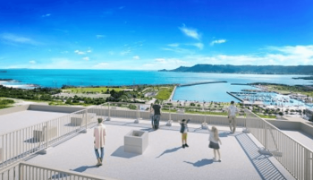 レーヴグランディ東浜Sea＆Park　屋上テラス完成予想図