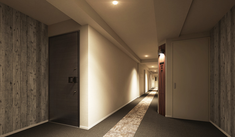 ファイル:ウィルレーナ東十条 内廊下.png