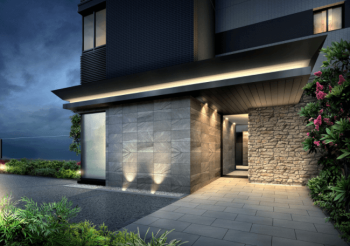 オープンレジデンシア今池　エントエランス完成予想図