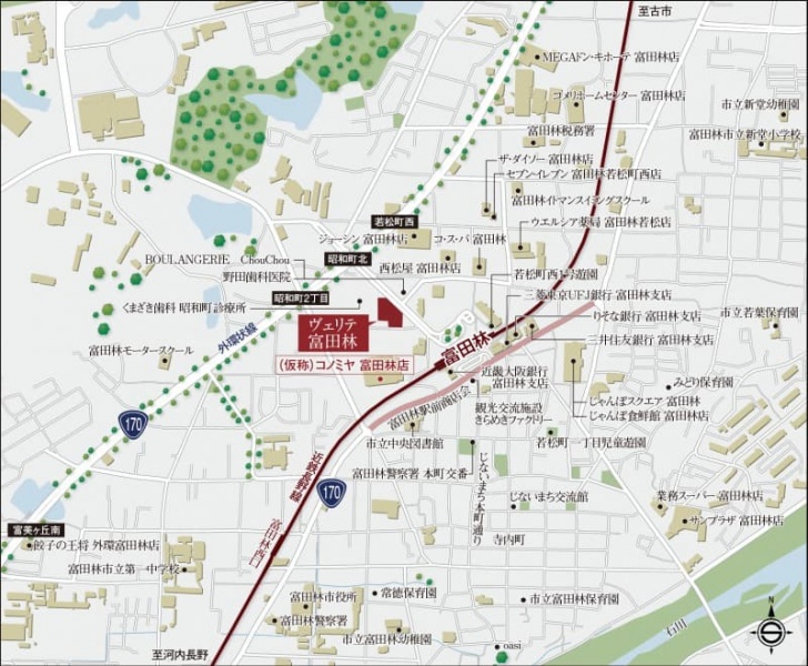 ファイル:現地案内図 富田林161029.jpg