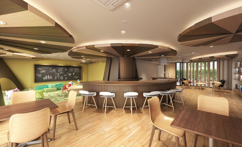 ファイル:Brillia（ブリリア） City 三鷹 コミュニティスクエア完成予想CG1.png