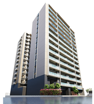 エクストラマークシティ大津石山　外観完成予想図