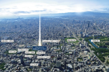 グランドメゾン真田山ゲートハウス　現地周辺の航空写真