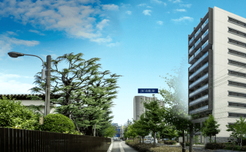 シーンズ高槻上田辺町　外観完成予想図