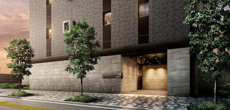 ファイル:ブランズ森小路 エントランスアプローチ完成予想図.png