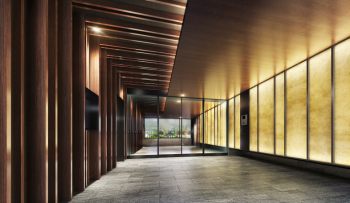 ポレスター北上レジデンス　エントランスホール完成予想CG