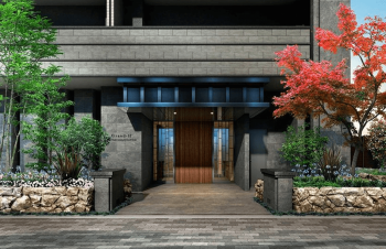 グランアッシュ天王寺烏ヶ辻　エントエランスアプローチ完成予想図