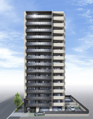 サンクレーア岩塚　南外観完成予想CG