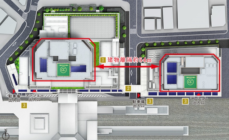 ファイル:シティタワー国分寺 ザ・ツイン ウエスト・イースト敷地配置図.jpg