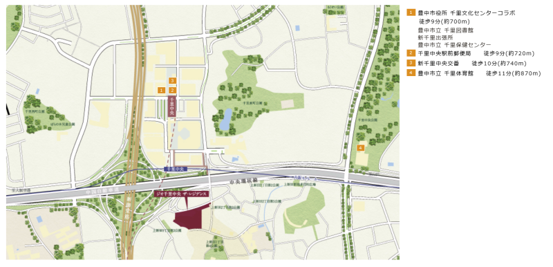 ファイル:ジオ千里中央 ザ・レジデンス公共施設.PNG