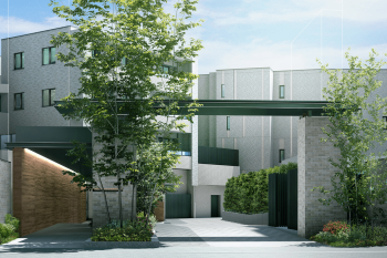 プラウド文京千駄木ヒルトップ　エントランス完成予想CG