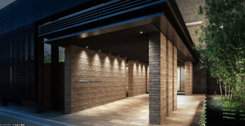 ワコーレシティ立花　エントエランスアプローチ完成予想図