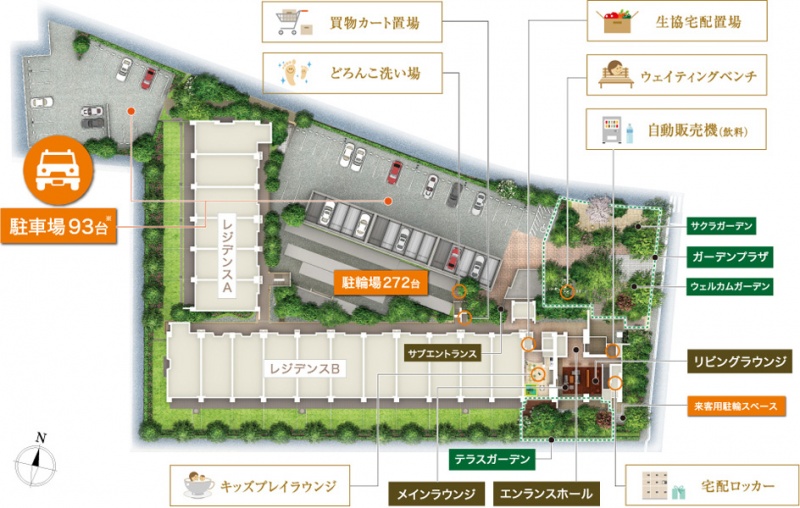 ファイル:オハナ 戸塚舞岡敷地配置図.jpg