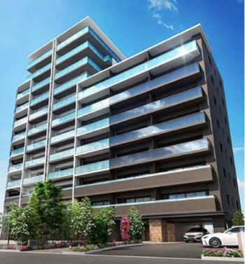 サンリヤン柏 レジデンス　外観完成予想図