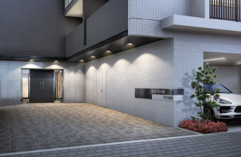 デュオステージ大山　エントランスアプローチ完成予想図