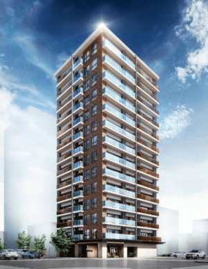 ファインシティ札幌創成イースト　外観完成予想図