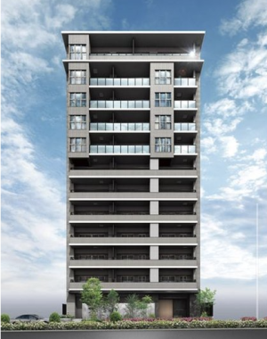 プラセシオン昭和桜山　外観完成予想図