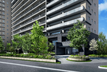 プレサンスレジェンド 上新庄　エントエランスアプローチ完成予想図