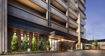 ローレルスクエア東花園　エントランスアプローチ完成予想図