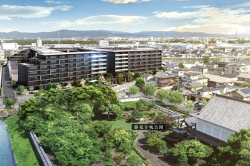 京都府×JR東海道本線 最大級マンションプロジェクト　外観完成予想図1