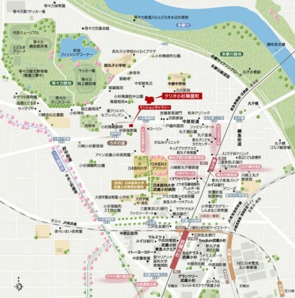 ファイル:現地案内図 小杉161120.jpg