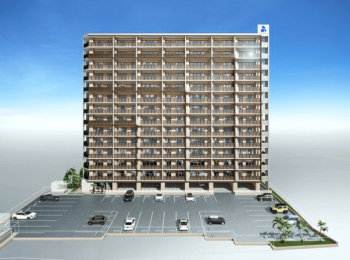 アルファステイツ北谷ヒルズ　外観完成予想図2