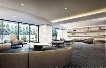 イノバス不動前　ロビーラウンジ完成予想CG