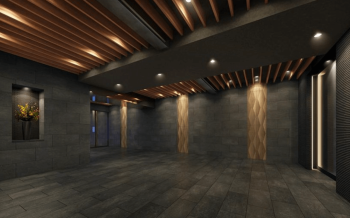 オープンレジデンシア博多住吉　エントエランスホール完成予想図