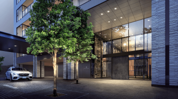 ザ・パークハウス 恵比寿　エントランスアプローチ完成予想CG