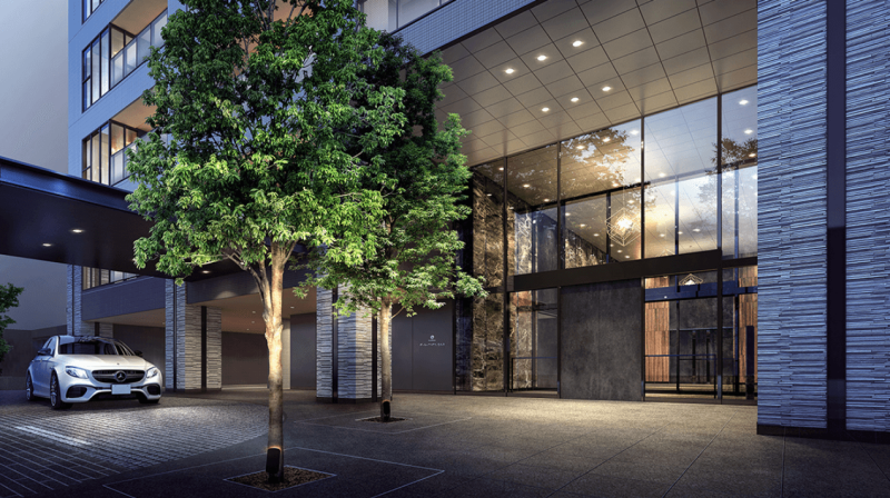 ファイル:ザ・パークハウス 恵比寿 エントランスアプローチ完成予想CG.png