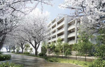 ザ・パークハウス 経堂レジデンス　外観完成予想CG1