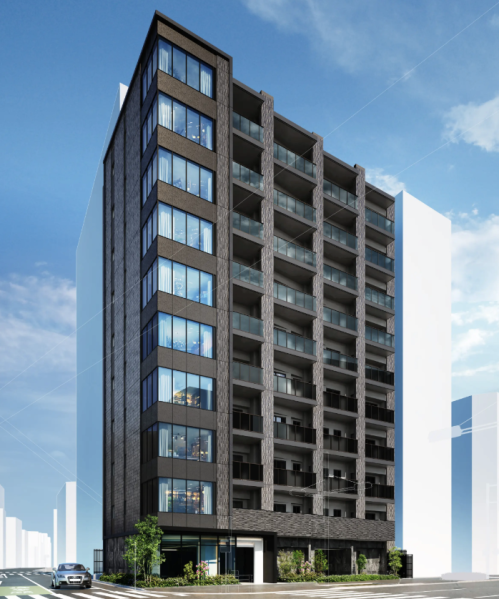 ファイル:Brillia 早稲田鶴巻町 外観完成予想図.png