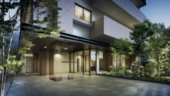 アメイズ健軍本町ヒルズ　エントランスアプローチ完成予想CG