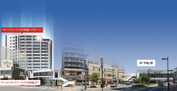 クリーンリバーフィネス手稲ミッドステージ　外観完成予想CG2