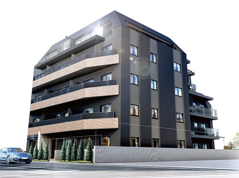 ファイル:ベルジュール国立ミリュウ（BELJOUR KUNITACHI MILIEU） 外観完成予想CG1.png