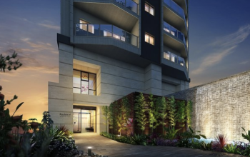 レジデンシャル島瀬ハーバービュー　エントランスアプローチ完成予想CG