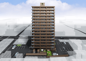 ロイヤルガーデン道後樋又　外観完成予想図2