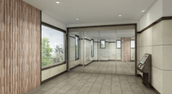 ヴェルディ・ステーションテラス牛田新町　エントエランスホール完成予想図