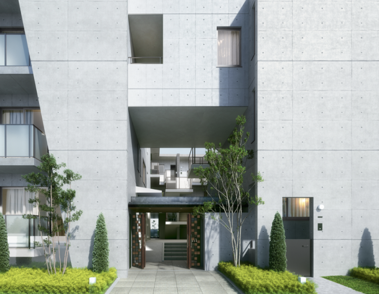 ファイル:阿佐ヶ谷ハウス エントランスアプローチ完成予想CG.png