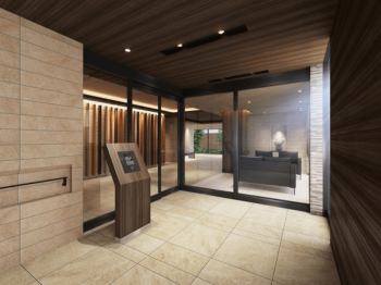 アルファスマート柳丸　エントエランスホール完成予想図