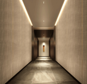 グランドメゾン六甲宮山町　コリドー完成予想図