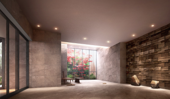 プラウド文京千駄木ヒルトップ　エントランスホール完成予想CG