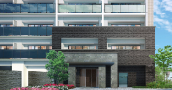 ユニハイム泉佐野駅前通り　エントランスアプローチ完成予想図