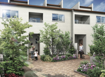 リッシュハウス飯倉アマルフィ 外観完成予想CG