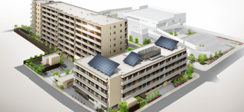 ウエリス吹田千里丘　外観完成予想CG2