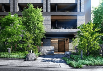 グランリビオ表参道　エントエランスアプローチ完成予想図