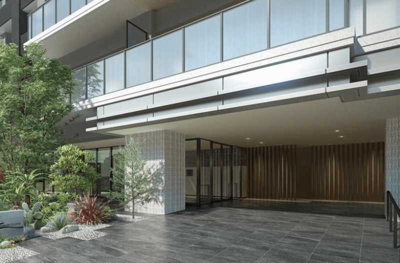 ファイル:パークホームズ湘南辻堂 エントエランスアプローチ完成予想図.png