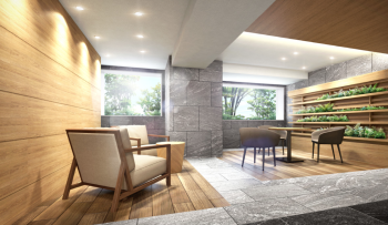 ライオンズ横濱仲町台ヴィアーレ　エントランスホール完成予想図