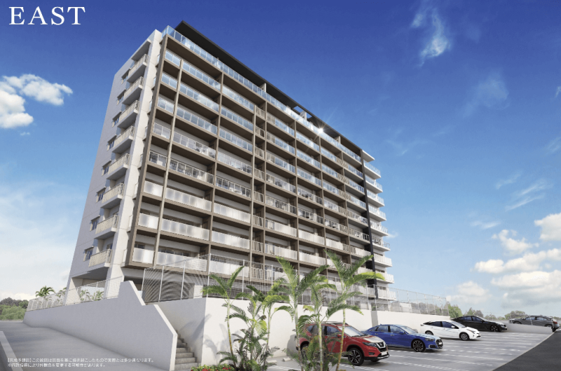 ファイル:ワイズエステムコート北谷伊平EAST＆WEST 外観完成予想図（EAST）.png