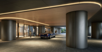 グランドメゾン福岡 THE BAY　グランドエントエランス完成予想図12